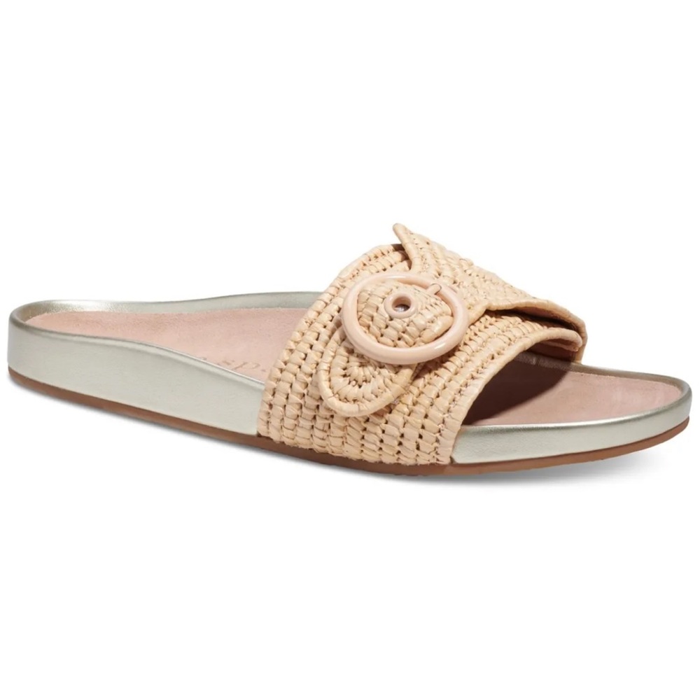 NIB Kate Spade Maribelle Raffia Slides Size 7.5